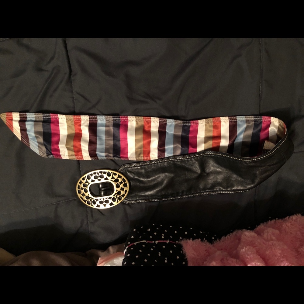 Coach legacy belt